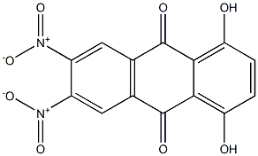 1,4-Dihydroxy-6,7-dinitroanthraquinone Structure