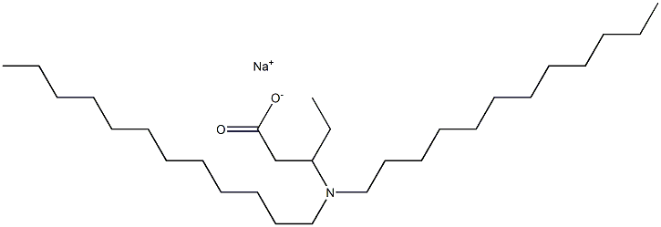  3-(Didodecylamino)valeric acid sodium salt
