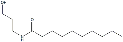 N-(3-Hydroxypropyl)decanamide Structure