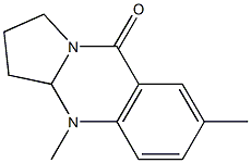 1,2,3,3a-Tetrahydro-4-methyl-7-methylpyrrolo[2,1-b]quinazolin-9(4H)-one