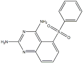 2,4-Diamino-5-phenylsulfonyl-quinazoline Structure