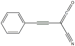 Cyano(phenylethynyl)ketene Structure