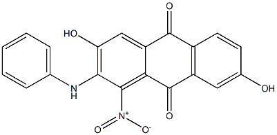 2-Anilino-3,7-dihydroxy-1-nitroanthraquinone