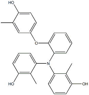 N,N-Bis(3-hydroxy-2-methylphenyl)-2-(4-hydroxy-3-methylphenoxy)benzenamine