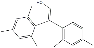 2,2-Dimesitylvinyl alcohol,,结构式