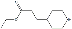 3-(4-Piperidyl)propionic acid ethyl ester,,结构式