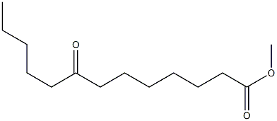 8-オキソトリデカン酸メチル 化学構造式