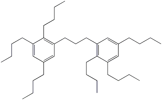 3,3'-(1,3-Propanediyl)bis(1,2,5-tributylbenzene) 结构式