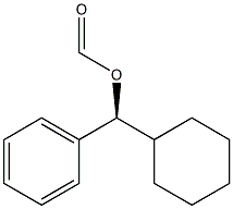 (-)-Formic acid (S)-phenylcyclohexylmethyl ester Struktur