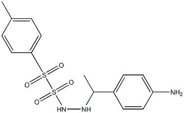 1-[1-(4-Aminophenyl)ethyl]-2-(tosylsulfonyl)hydrazine Struktur