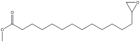 14,15-Epoxypentadecanoic acid methyl ester Structure