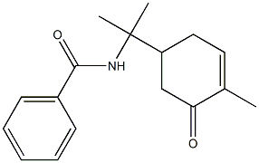 8-(Benzoylamino)-p-menth-6(1)-en-2-one,,结构式