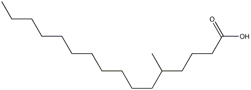 5-Methylhexadecanoic acid Struktur