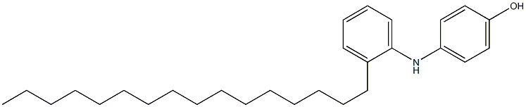2-ヘキサデシル[イミノビスベンゼン]-4-オール 化学構造式