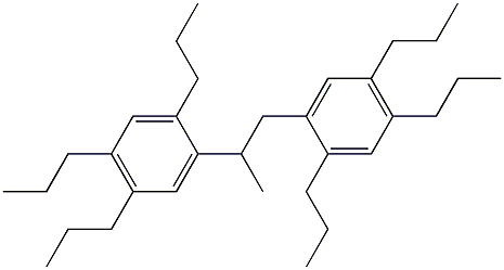 2,2'-(1,2-Propanediyl)bis(1,4,5-tripropylbenzene) Structure