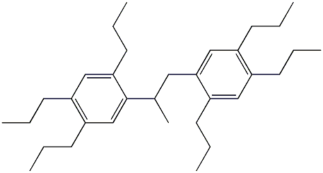 2,2'-(1,2-Propanediyl)bis(1,4,5-tripropylbenzene) Struktur