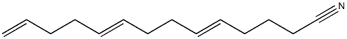 5,9,13-Tetradecatrienenitrile Structure