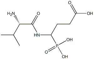 4-(L-Valylamino)-4-phosphonobutyric acid Structure