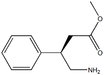 (R)-4-アミノ-3-フェニルブタン酸メチル 化学構造式