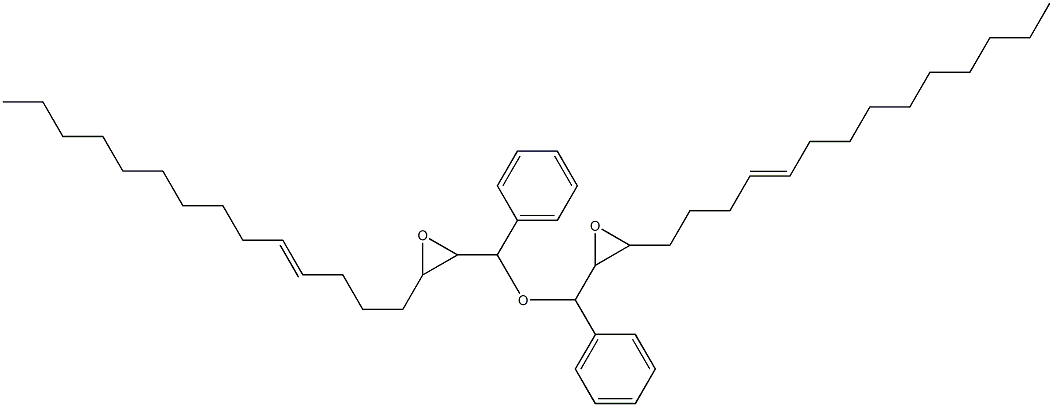 3-(4-テトラデセニル)フェニルグリシジルエーテル 化学構造式