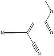 3,3-Dicyanopropenoic acid methyl ester,,结构式