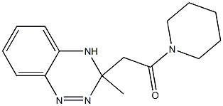  3-Methyl-3-[(piperidinocarbonyl)methyl]-3,4-dihydro-1,2,4-benzotriazine