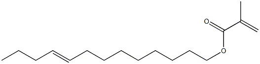 メタクリル酸(9-トリデセニル) 化学構造式