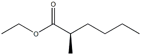 [R,(-)]-2-Methylhexanoic acid ethyl ester Structure