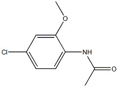 2-Acetylamino-5-chloroanisole Structure