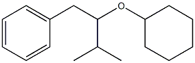 (2-Cyclohexyloxy-3-methylbutyl)benzene 结构式