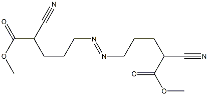 5,5'-Azobis(2-cyanovaleric acid)dimethyl ester Structure