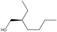 (2S)-2-Ethyl-1-hexanol Struktur