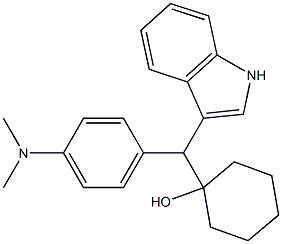  4-[(1H-Indol-3-yl)(1-hydroxycyclohexyl)methyl]-N,N-dimethylaniline