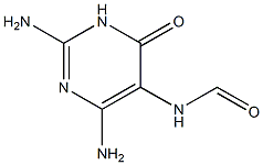 2,6-Diamino-5-(formylamino)-3,4-dihydropyrimidine-4-one Structure