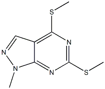 4,6-Bis(methylthio)-1-methyl-1H-pyrazolo[3,4-d]pyrimidine