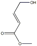 4-ヒドロキシ-2-ブテン酸メチル 化学構造式