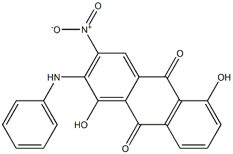 2-Anilino-1,5-dihydroxy-3-nitroanthraquinone