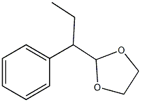 2-(1-フェニルプロピル)-1,3-ジオキソラン 化学構造式