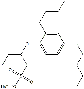 2-(2,4-Dipentylphenoxy)butane-1-sulfonic acid sodium salt