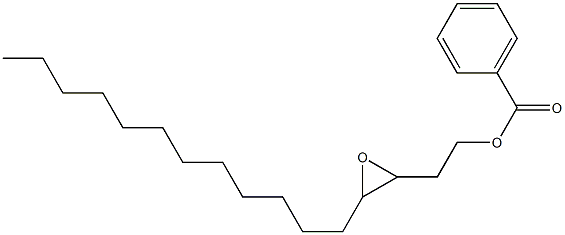 Benzoic acid 3,4-epoxyhexadecan-1-yl ester,,结构式