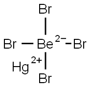 Mercury(II) tetrabromoberyllate 结构式