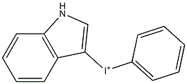 (1H-Indol-3-yl)phenyliodonium Structure