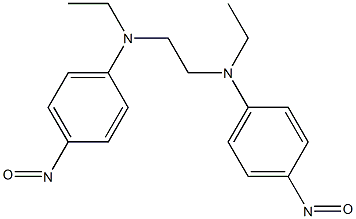 N,N'-Diethyl-N,N'-bis(p-nitrosophenyl)ethylenediamine Structure