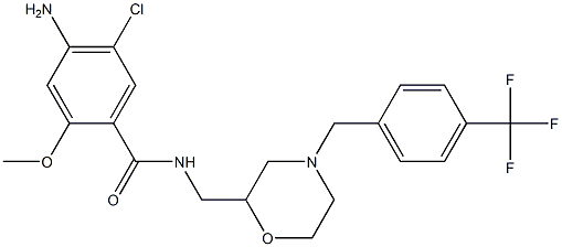 4-Amino-5-chloro-2-methoxy-N-[[4-(4-trifluoromethylbenzyl)-2-morpholinyl]methyl]benzamide