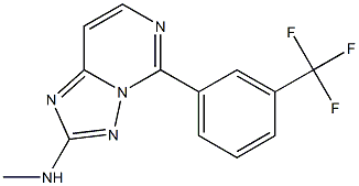 2-Methylamino-5-[3-trifluoromethylphenyl][1,2,4]triazolo[1,5-c]pyrimidine