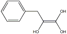 3-Phenyl-1-propene-1,1,2-triol Struktur