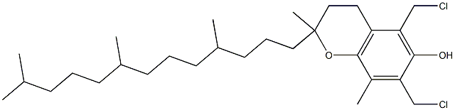 5,7-Bis(chloromethyl)-2,8-dimethyl-2-(4,8,12-trimethyltridecyl)chroman-6-ol