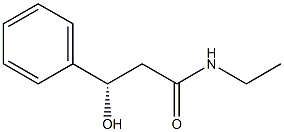 [S,(-)]-N-Ethyl-3-hydroxy-3-phenylpropionamide 结构式