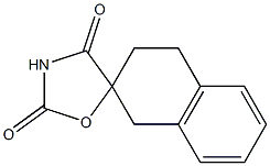 Spiro[tetralin-2,5'-oxazolidine]-2',4'-dione 结构式