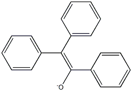 1,2,2-Triphenylethene-1-olate Struktur